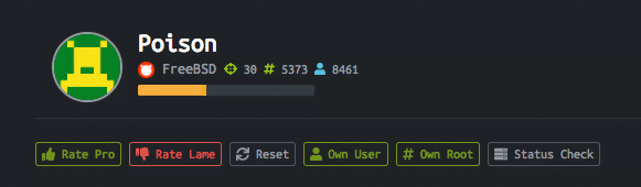Poison Box Writeup & Walkthrough – [HTB] – HackTheBox