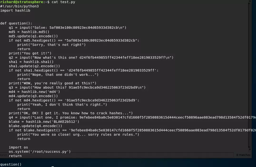 Stratosphere Python Script